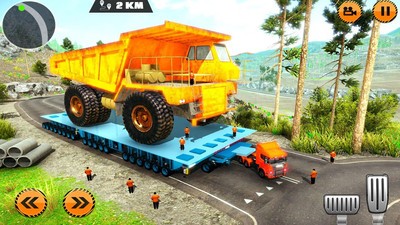 重型货车司机山地运输游戏app