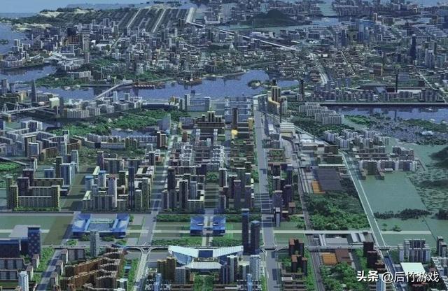 国外某玩家7年在《我的世界》中建成一座超级大都市